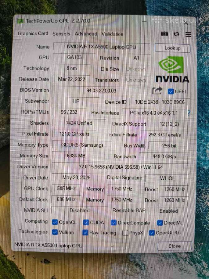 16.0 Fury G9 i7-12850hx 64gb 512gb Rtx A5500 16gb - nuotraukos Nr. 6