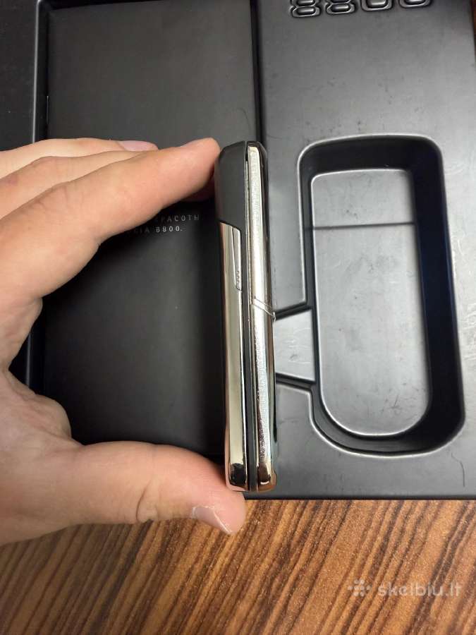Nokia 8800 Sirocco Edition Silver - nuotraukos Nr. 6