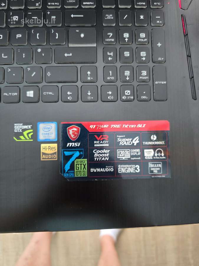 Msi Titan Gt73vr 7re - nuotraukos Nr. 3