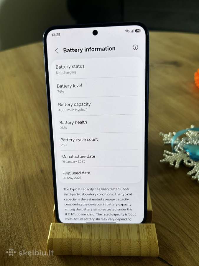 Samsung S25 256gb tvarkingas - nuotraukos Nr. 3