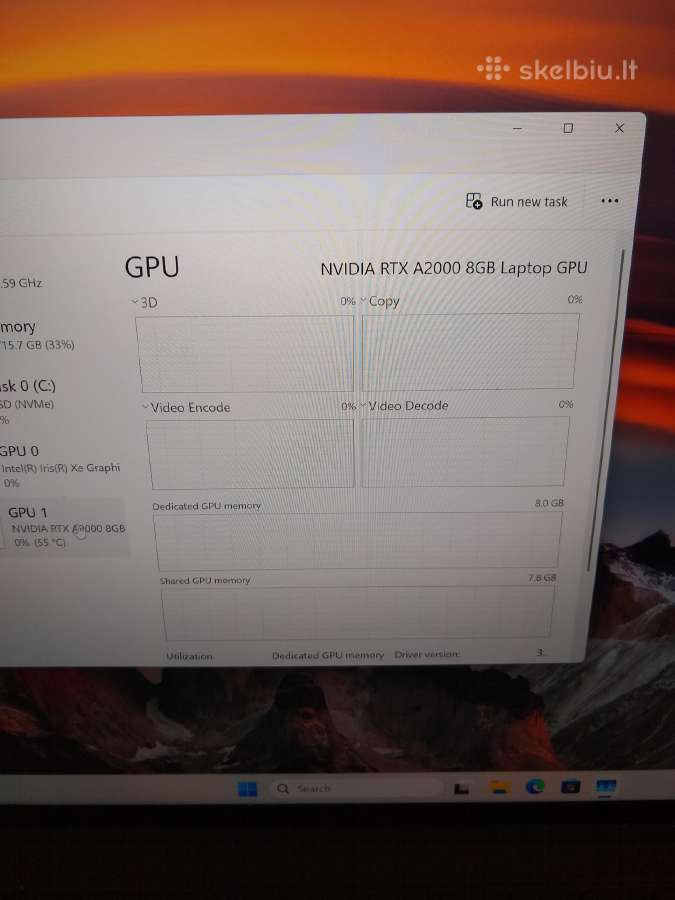 Precision 5570 4k/i7-12700h/rtx A2000 - nuotraukos Nr. 3