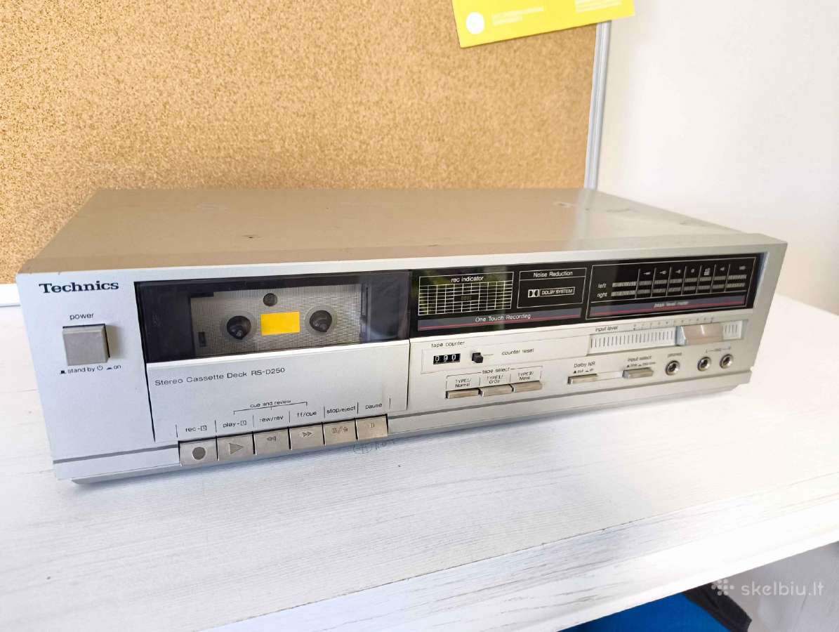 Technics RS-d250 kasetine dėka/magnetofonas - nuotraukos Nr. 4