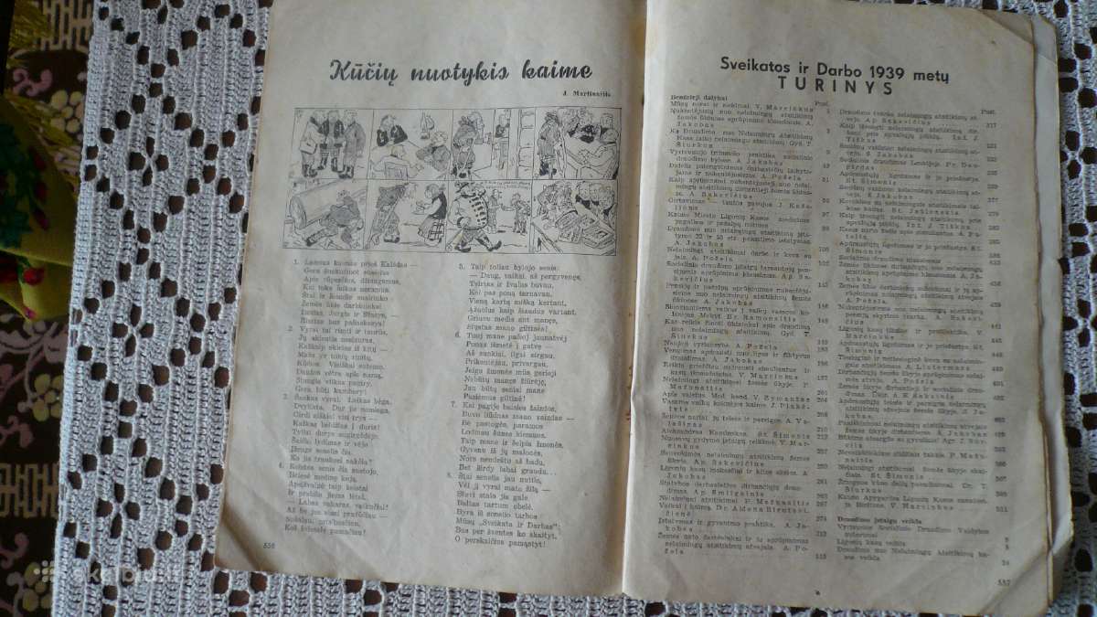 Žurnalas Sveikata ir darbas, Nr. 11,12, 1939 m. - nuotraukos Nr. 6