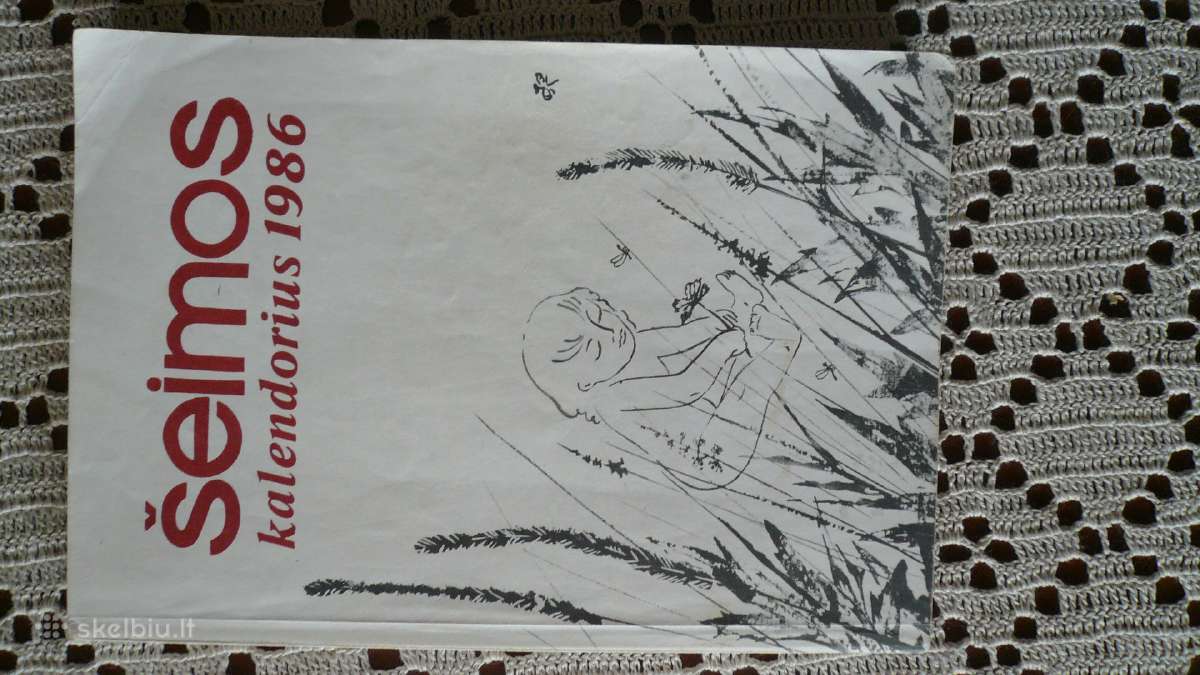 Šeimos kalendorius 1986 m.