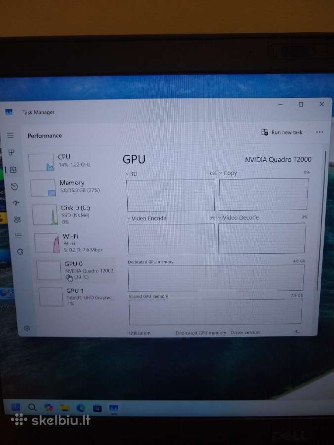 Precision 7540 i9-9980hk/16/500 - nuotraukos Nr. 2