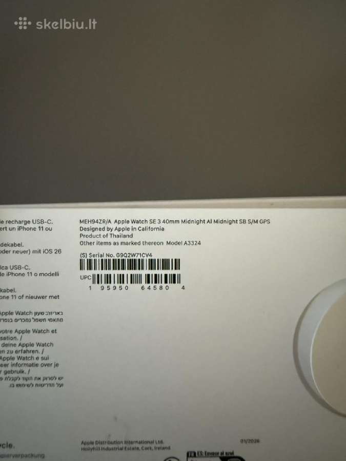 Apple Watch Se 3 40mm - nuotraukos Nr. 4