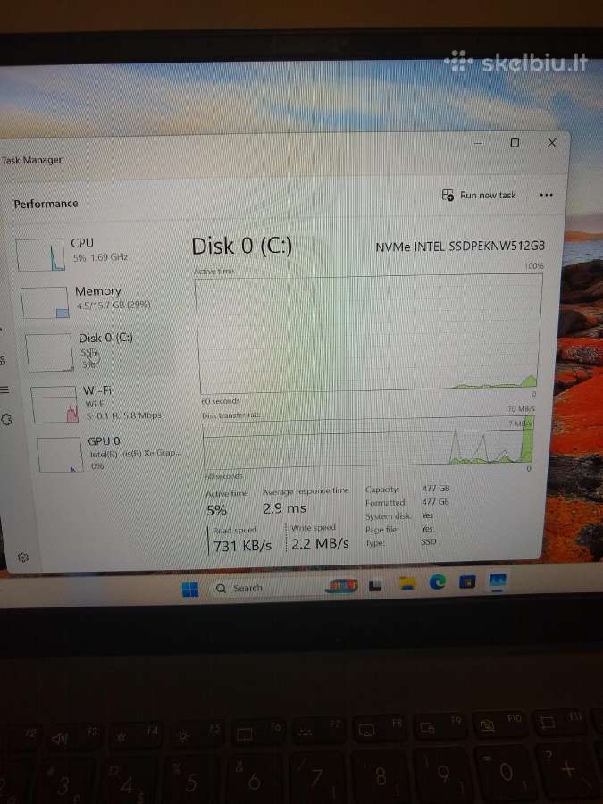 Zenbook i7-1165/16/512 - nuotraukos Nr. 3