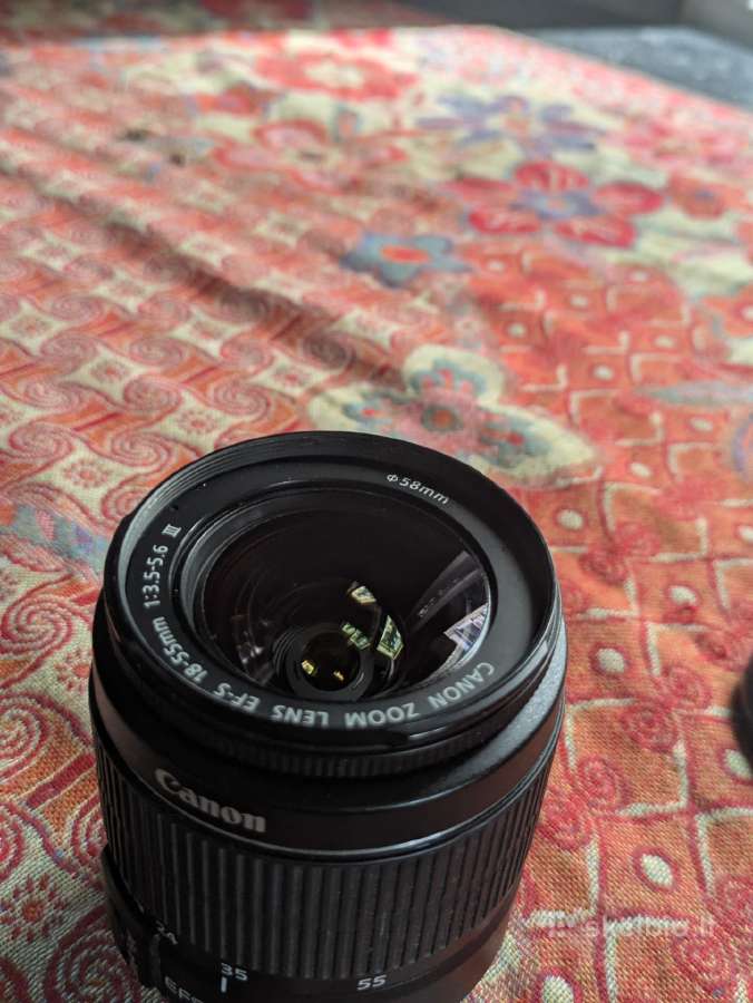 Canon fotoparato objektyvas efs 18-55mm - nuotraukos Nr. 2