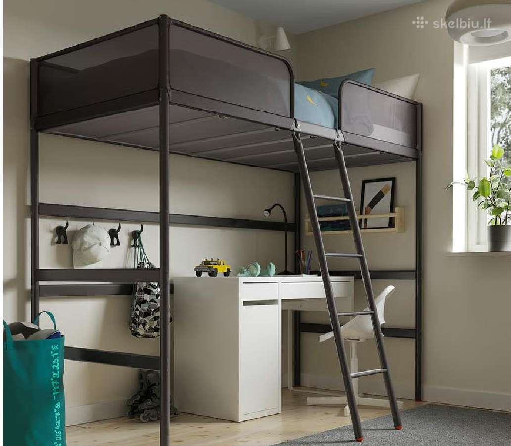 Aukšta Ikea Lova Tuffing + čiužinys - nuotraukos Nr. 3