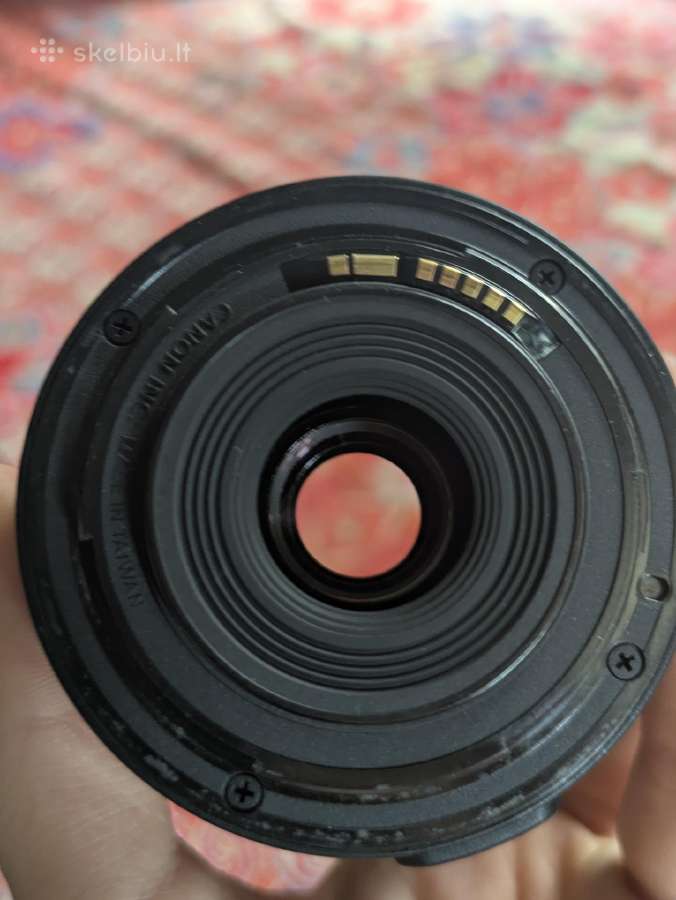 Canon fotoparato objektyvas efs 18-55mm - nuotraukos Nr. 3