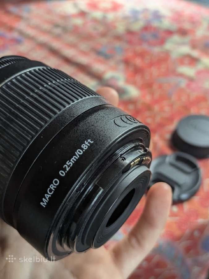 Canon fotoparato objektyvas efs 18-55mm - nuotraukos Nr. 5
