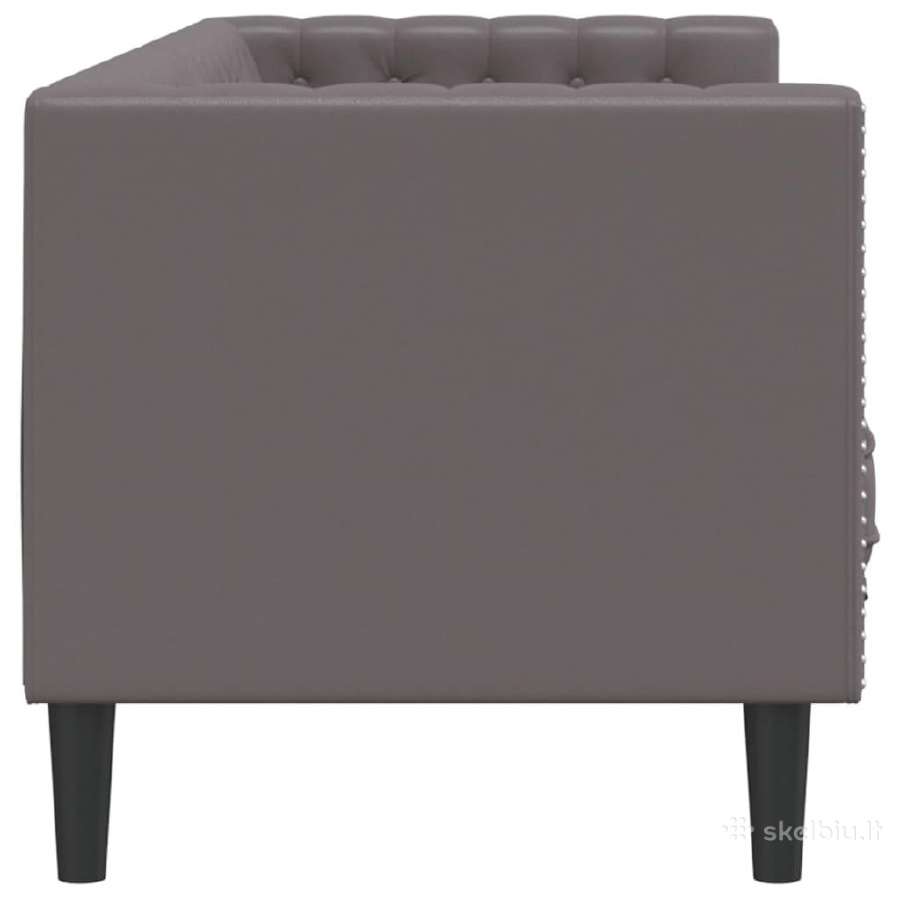 Trivietė chesterfield sofa - nuotraukos Nr. 5
