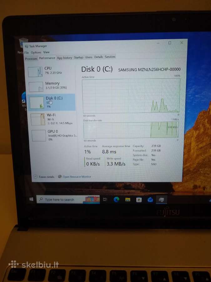 Lifebook S936 i5-6300/touch ekranas - nuotraukos Nr. 2
