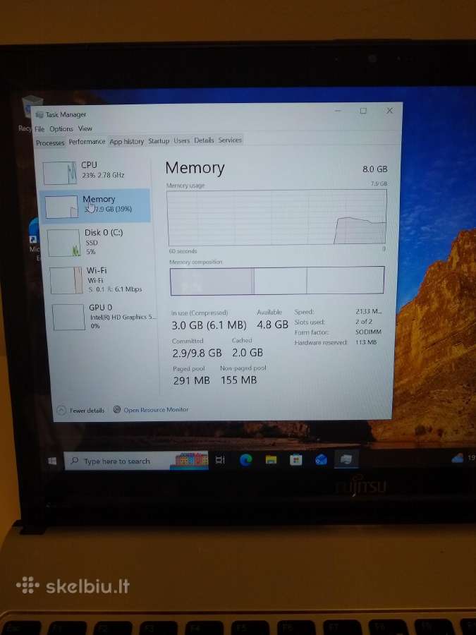 Lifebook S936 i5-6300/touch ekranas - nuotraukos Nr. 3