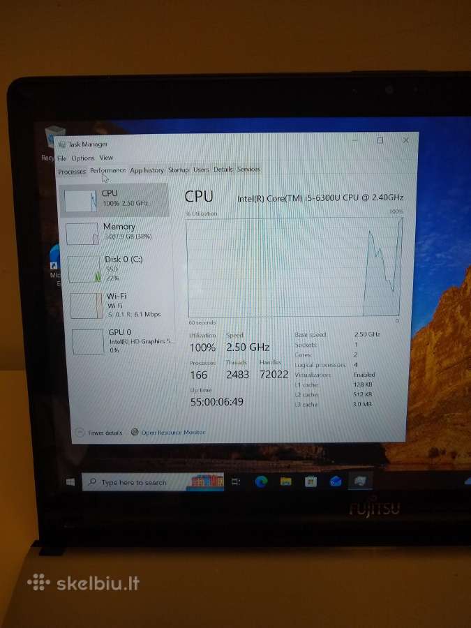 Lifebook S936 i5-6300/touch ekranas - nuotraukos Nr. 4