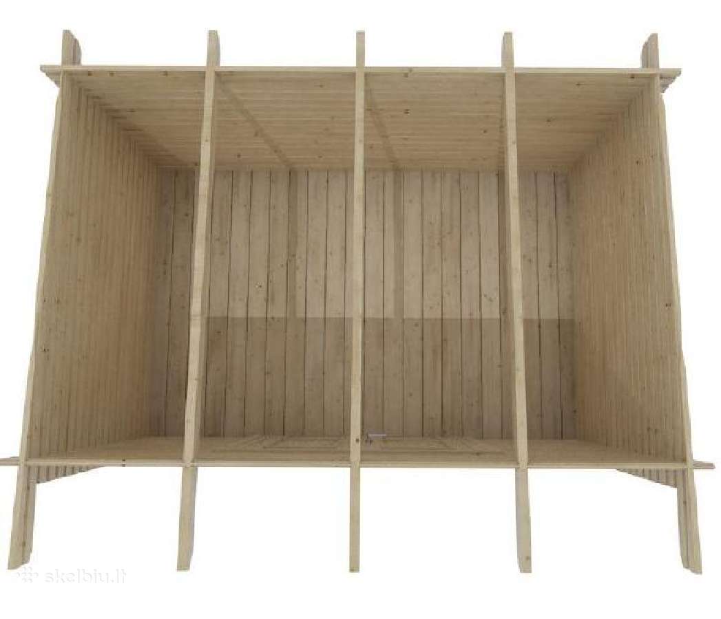Medinis sandėliukas 3,1 x 2 m. - nuotraukos Nr. 3
