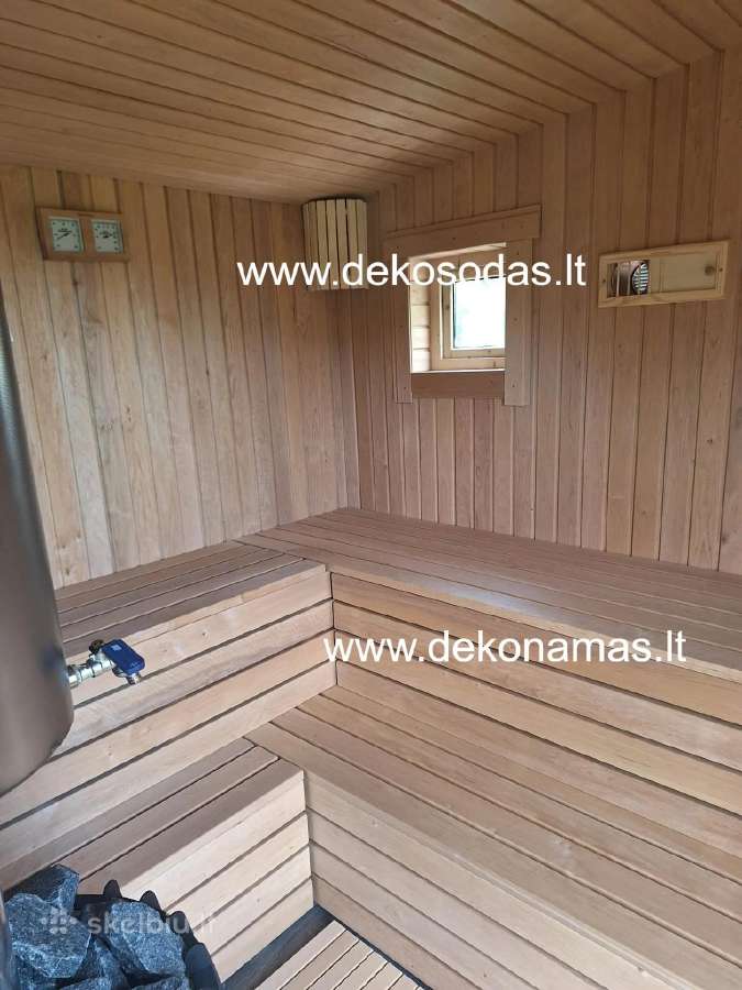 Karkasinė lauko pirtis 63 m - nuotraukos Nr. 9