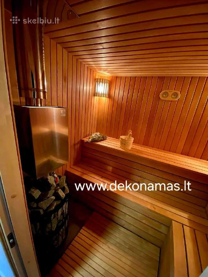 Karkasinė lauko pirtis su terasa 6x5,5 m - nuotraukos Nr. 5