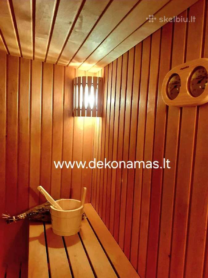 Karkasinė lauko pirtis su terasa 6x5,5 m - nuotraukos Nr. 11