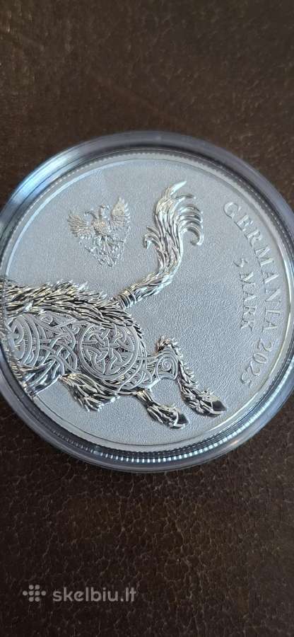 1oz moneta Gullinbursti, germania mint, 2025 - nuotraukos Nr. 2