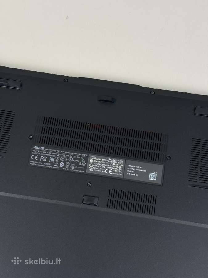 Asus Tuf F15 Rtx 3050ti I5 11300h 16gb RAM - nuotraukos Nr. 10