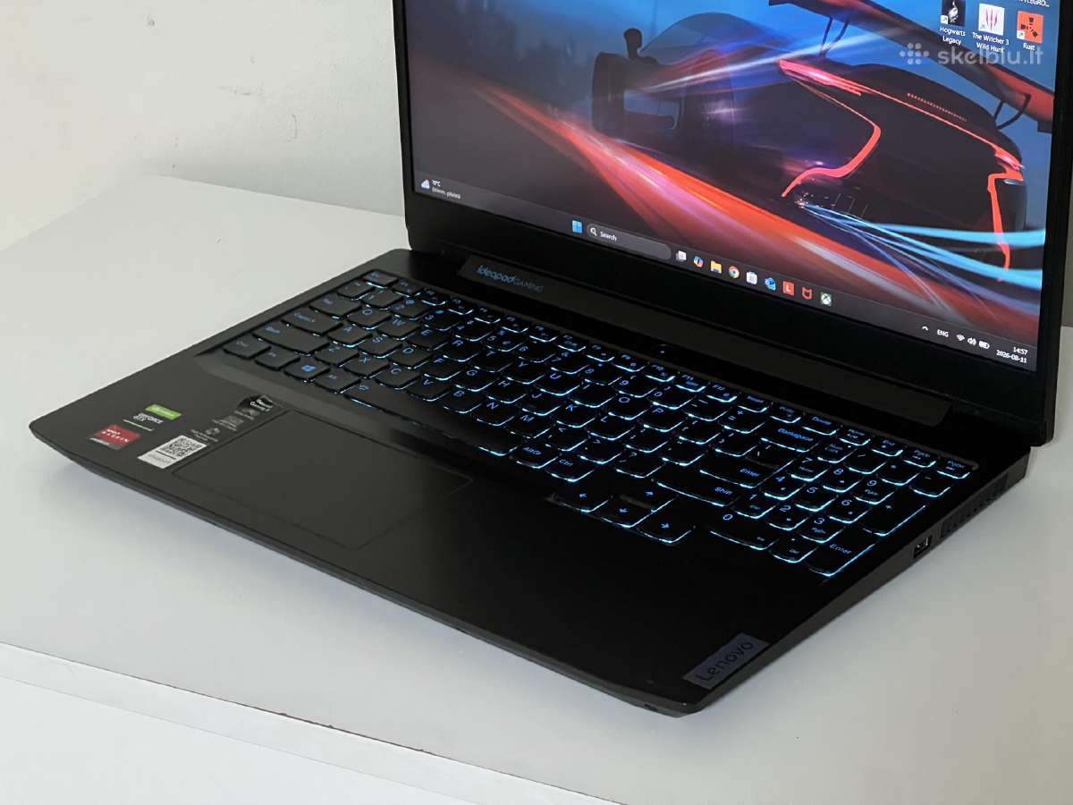 Parduodamas Ideapad Gaming su Gtx 1650, Ryzen 5. - nuotraukos Nr. 4