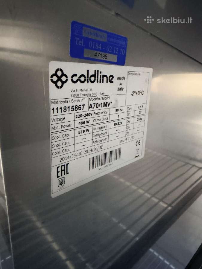 Coldline pramoninis šaldytuvas - nuotraukos Nr. 3