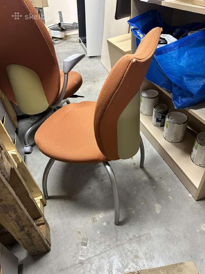 Narbutas &Co senos kolekcijos biuro kėdės 3+1 - nuotraukos Nr. 7