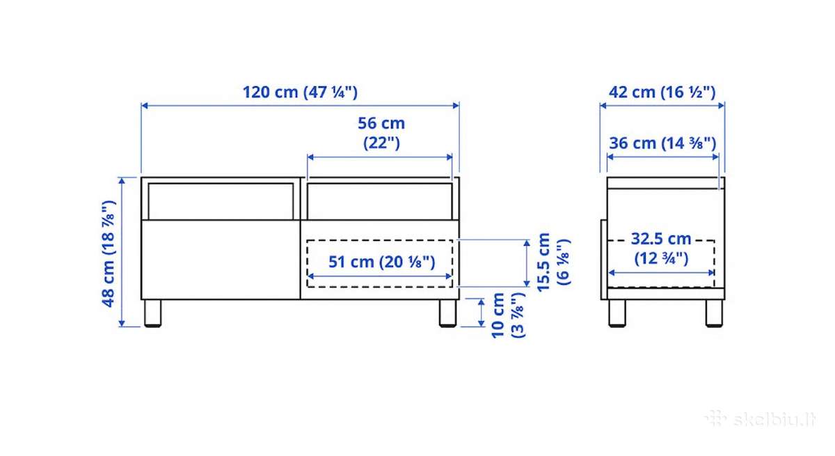 Ikea Best TV spintelės - nuotraukos Nr. 3