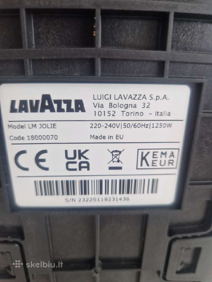 Kapsulinis Lavazza kavos aparatas - nuotraukos Nr. 3