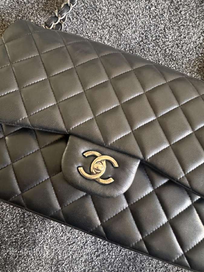 Originali Chanel Jumbo lambskin rankinė - nuotraukos Nr. 3