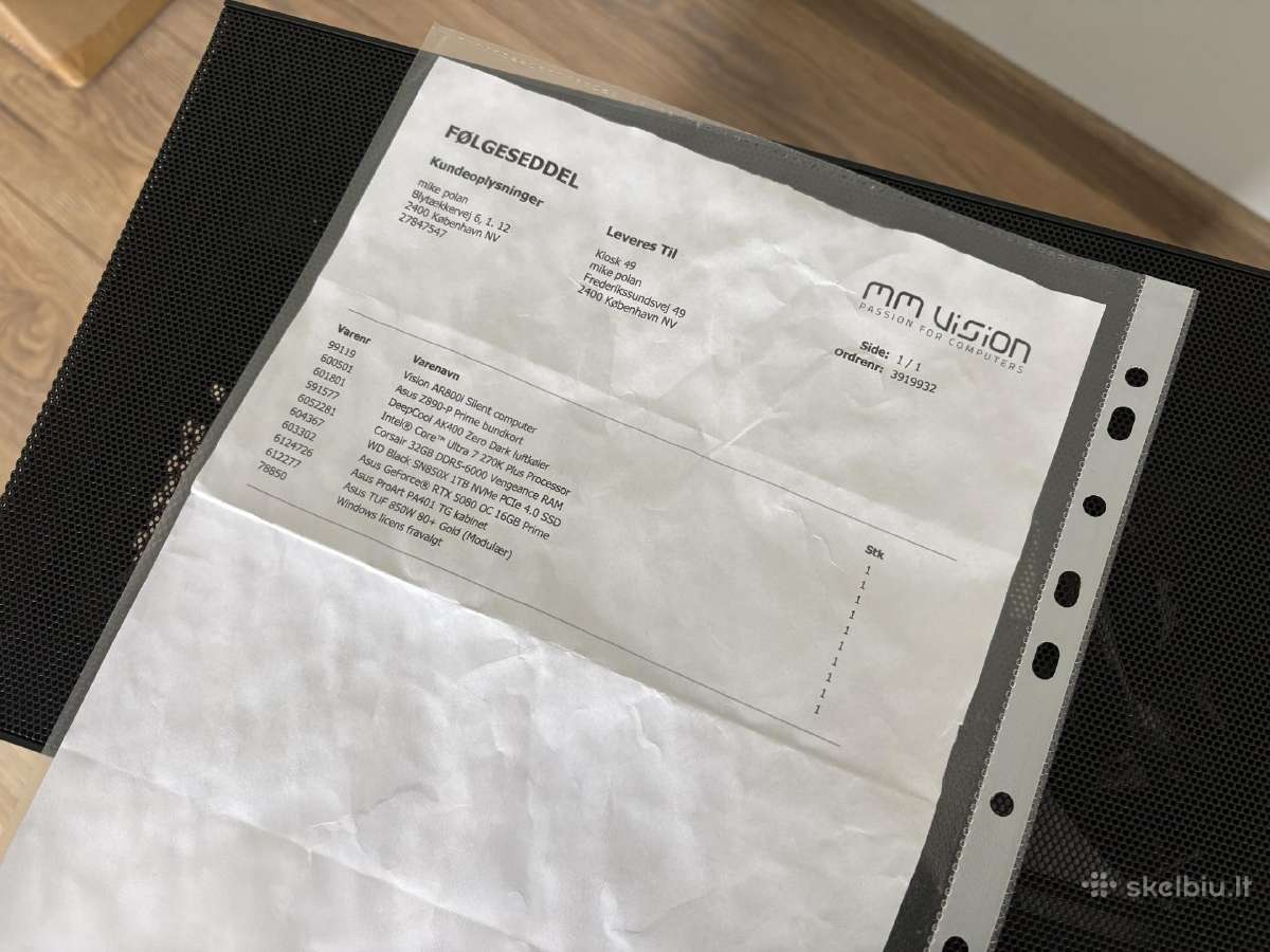 Intel Ultra7 270k Plus 32gb Ddr5 , Rtx 5080 ! - nuotraukos Nr. 7