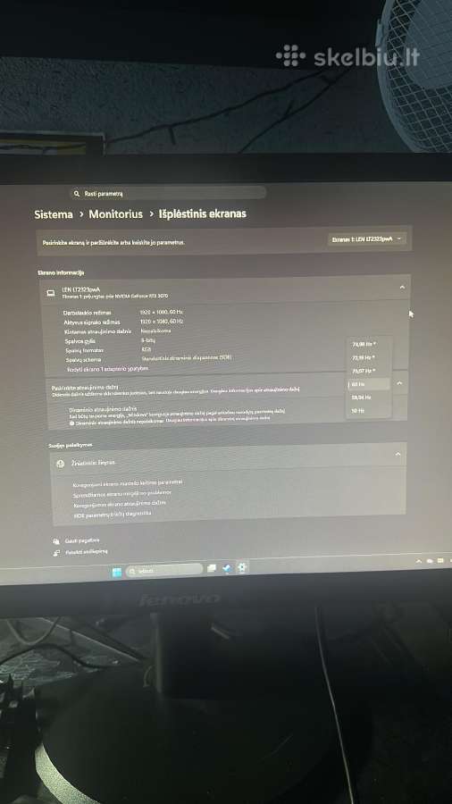 Lenovo Thinkvision Lt2323pwa 23 Full HD Ips 75hz - nuotraukos Nr. 2