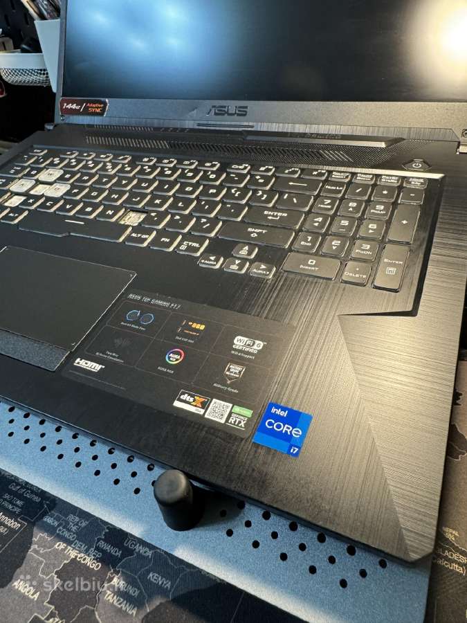 Asus Tuf Gaming F17/i7-11800h/rtx3050ti /16 RAM - nuotraukos Nr. 6