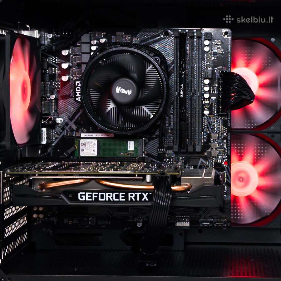 Ryzen 5 5500 A520 16gb 512gb Rtx 2060 Super 8gb - nuotraukos Nr. 2