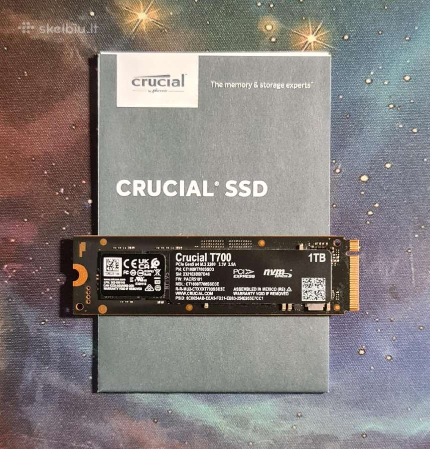 Crucial T700 SSD 1tb - nuotraukos Nr. 3