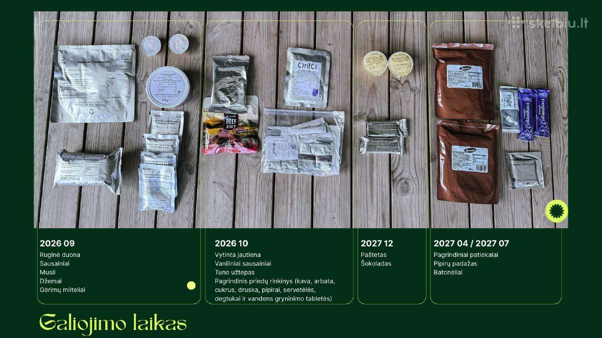 5 vnt 60 Eur vokiškų sausų davinių Mre – 24 h - nuotraukos Nr. 3