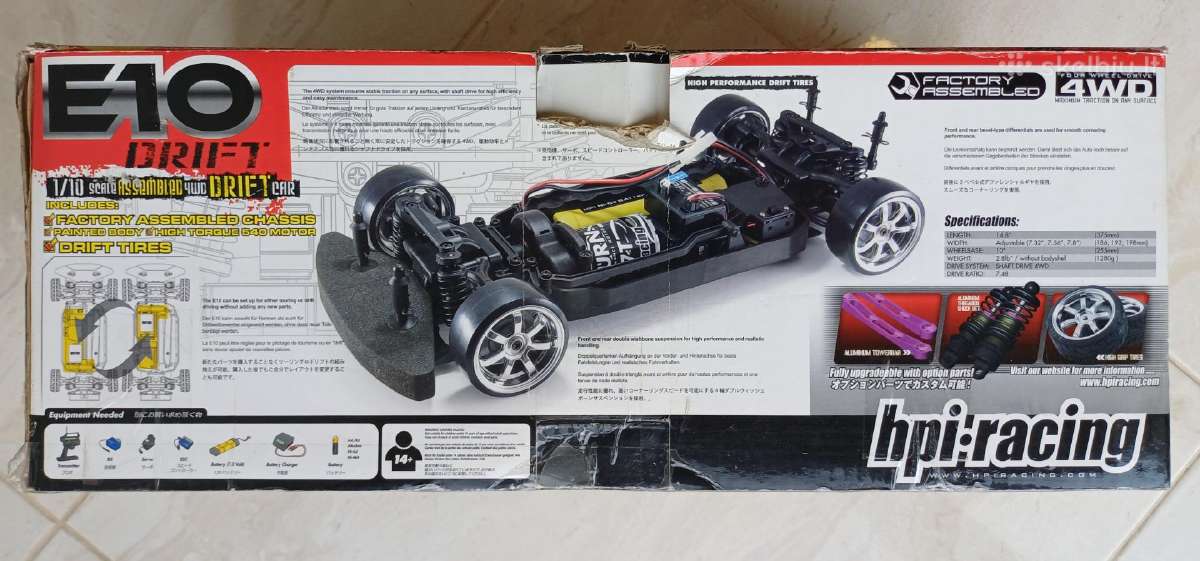 Hpi Racing E10 1/10 RC Drift / Touring - nuotraukos Nr. 12