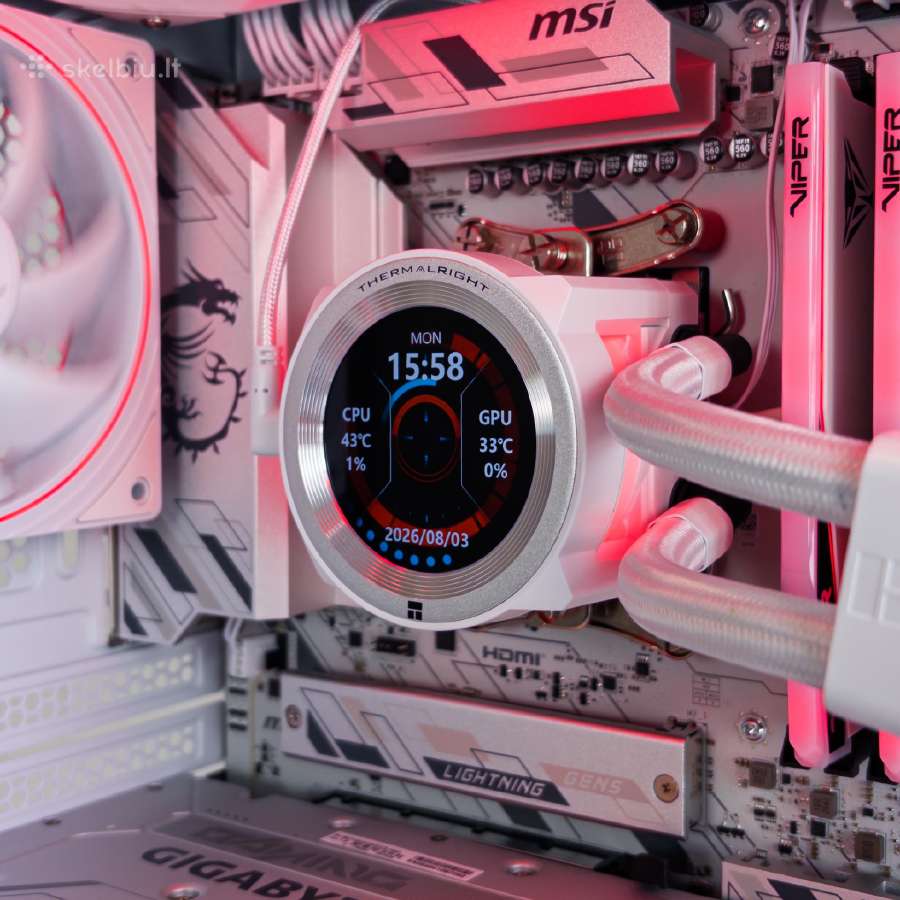 Ryzen 7 7800x3d B850 WiFi 32gb 2tb Rx 9070 XT 16gb - nuotraukos Nr. 3