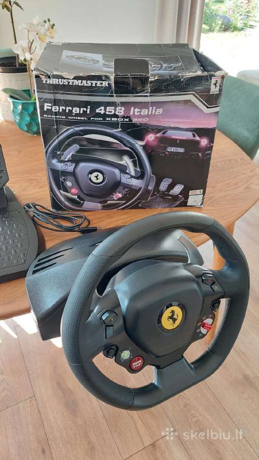 Žaidimų vairas Thrustmaster Ferrari 458 Rw - nuotraukos Nr. 10