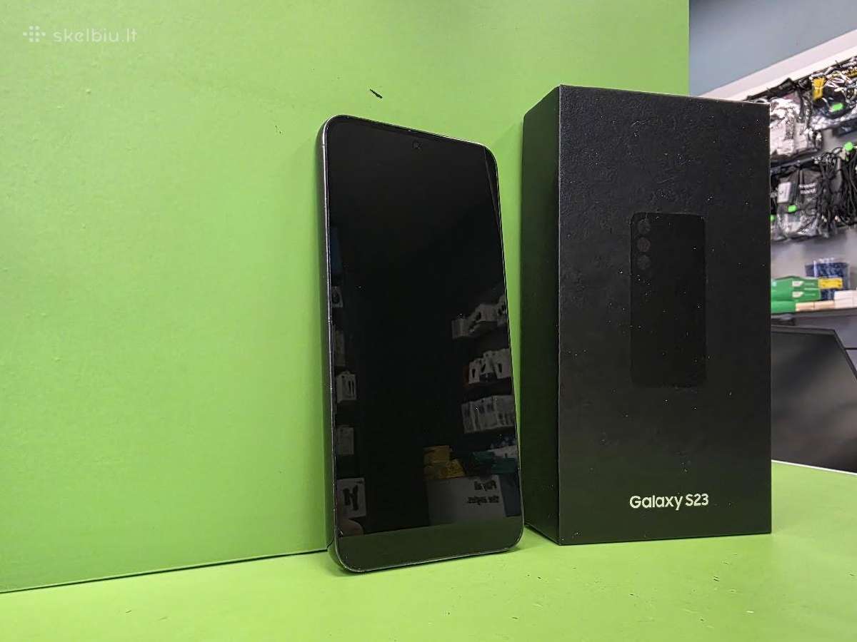 Samsung Galaxy S23 128gb Black - nuotraukos Nr. 3