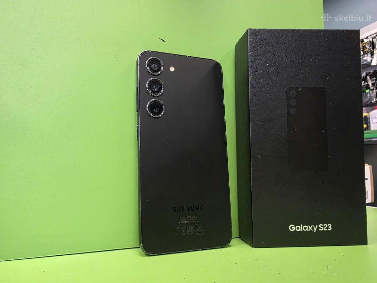 Samsung Galaxy S23 128gb Black - nuotraukos Nr. 4