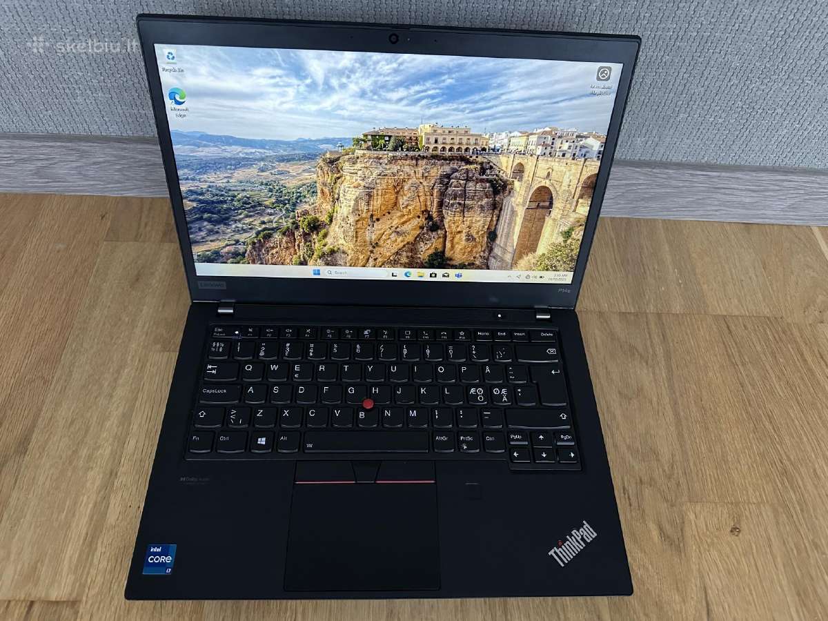 Lenovo Thinkpad P14s Gen2 I7 16gb 512ssd T500 14 - nuotraukos Nr. 4