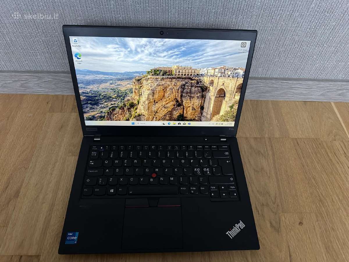 Lenovo Thinkpad P14s Gen2 I7 16gb 512ssd T500 14 - nuotraukos Nr. 5