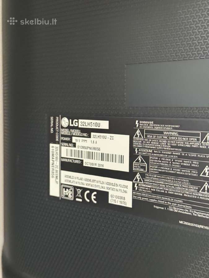 LG Televizorius 32lh510u - nuotraukos Nr. 6