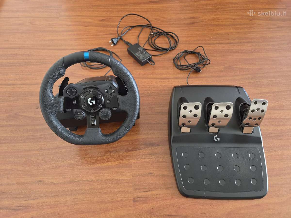 Žaidimų vairas Logitech G923 Ps4/ps5/pc, juoda sp. - nuotraukos Nr. 2