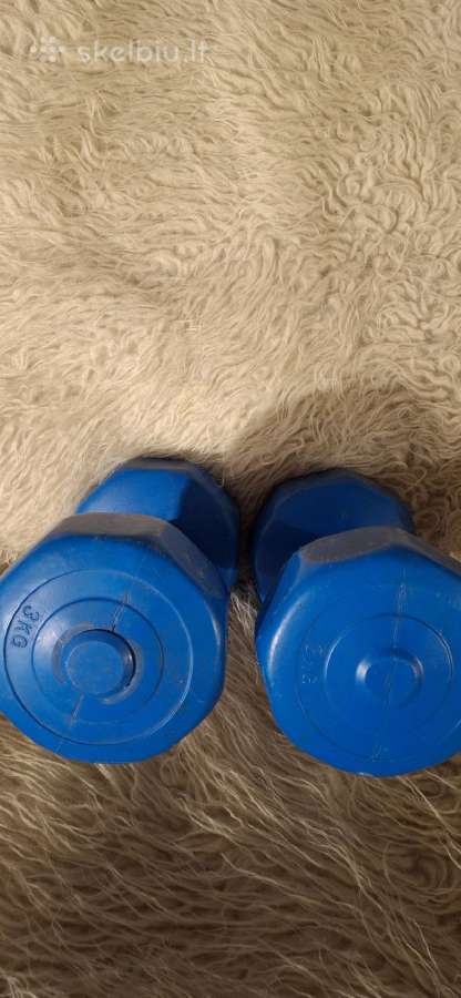 Hanteliai dengti plastiku 23 kg - nuotraukos Nr. 2