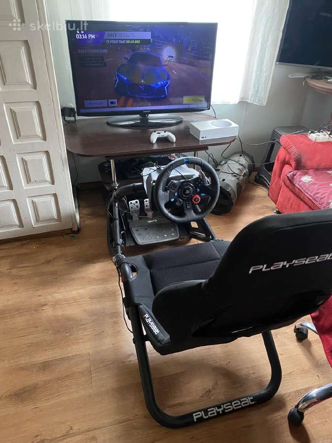 Playseat trophy + Logitech G29 vairas - nuotraukos Nr. 3