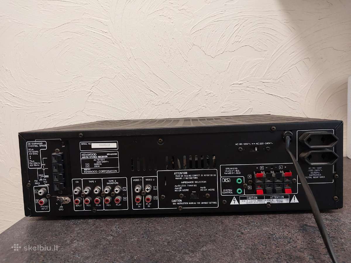 Kenwood kr-a5050 - nuotraukos Nr. 4