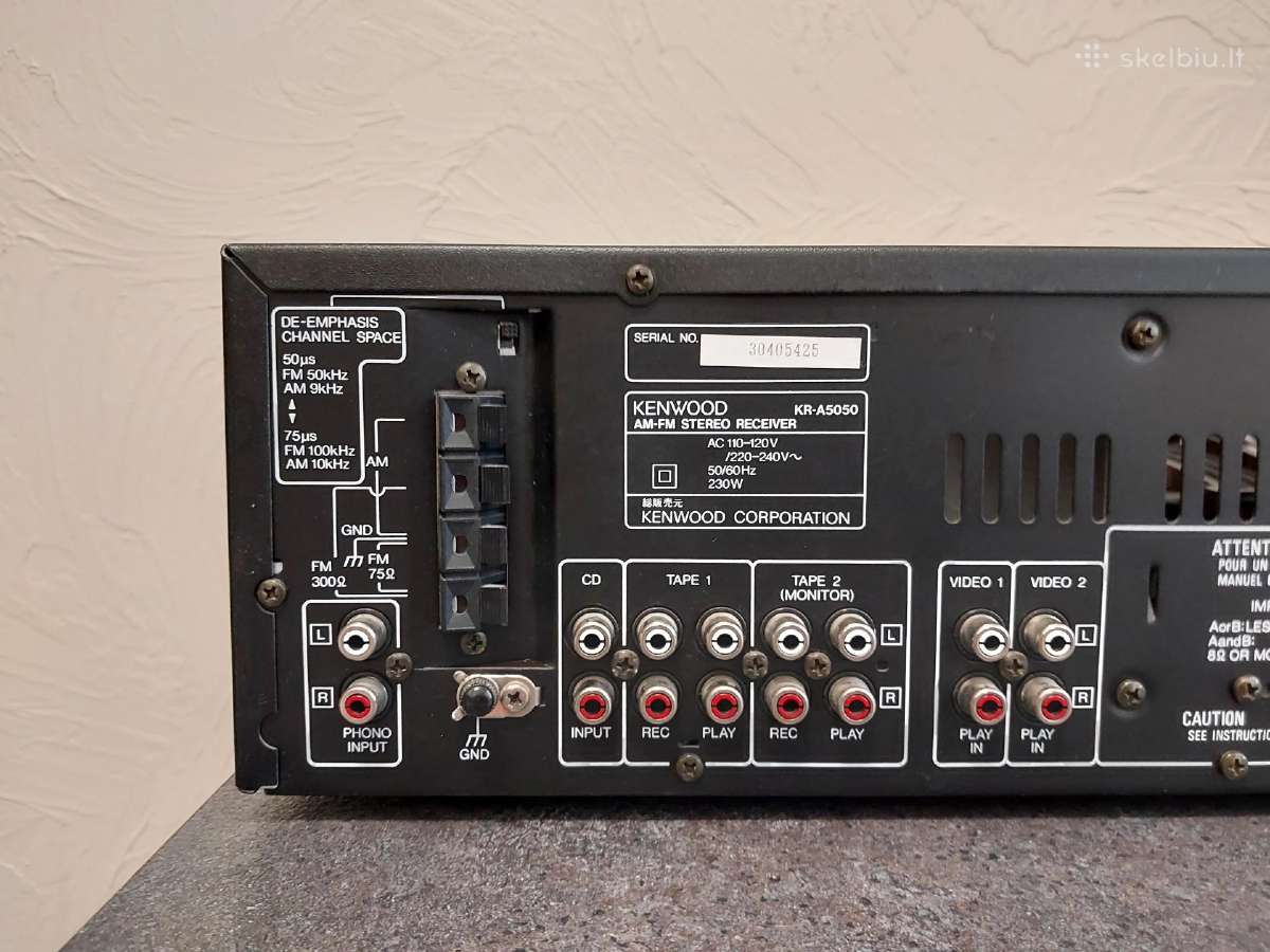 Kenwood kr-a5050 - nuotraukos Nr. 5